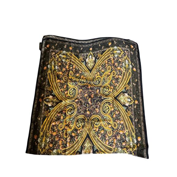 Jinayin Silk-Feeling Paisley Floral Scarf – 70” x 31” – New With Tags - Picture 4 of 7